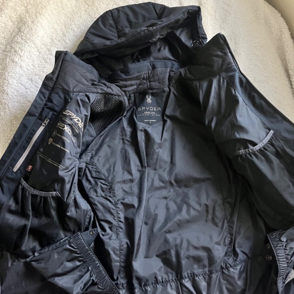 Black Spyder Insulated Ski Jacket - Picture 2 of 2